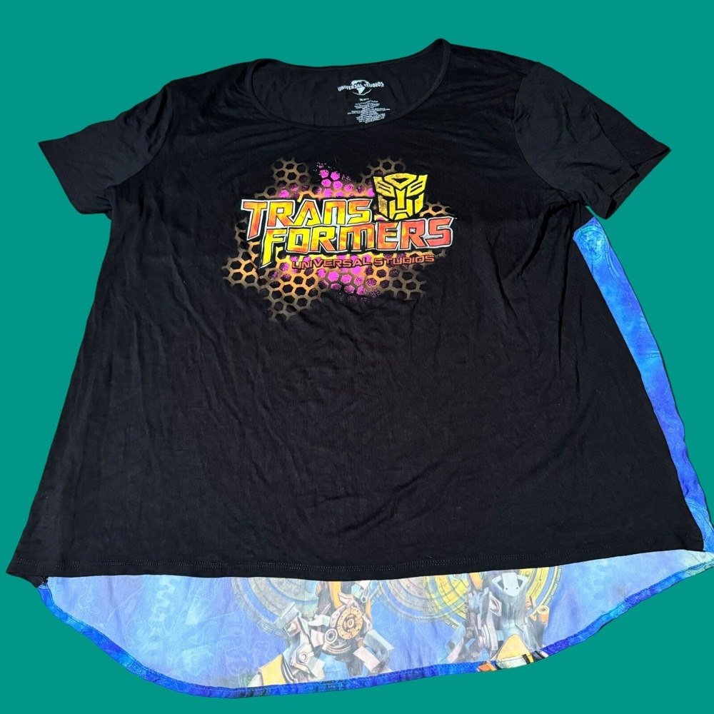 Transformers Bumblebee Universal Studios Womens XXL Graphic Shirt Movie